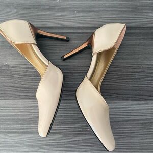 Beige Heels shoes